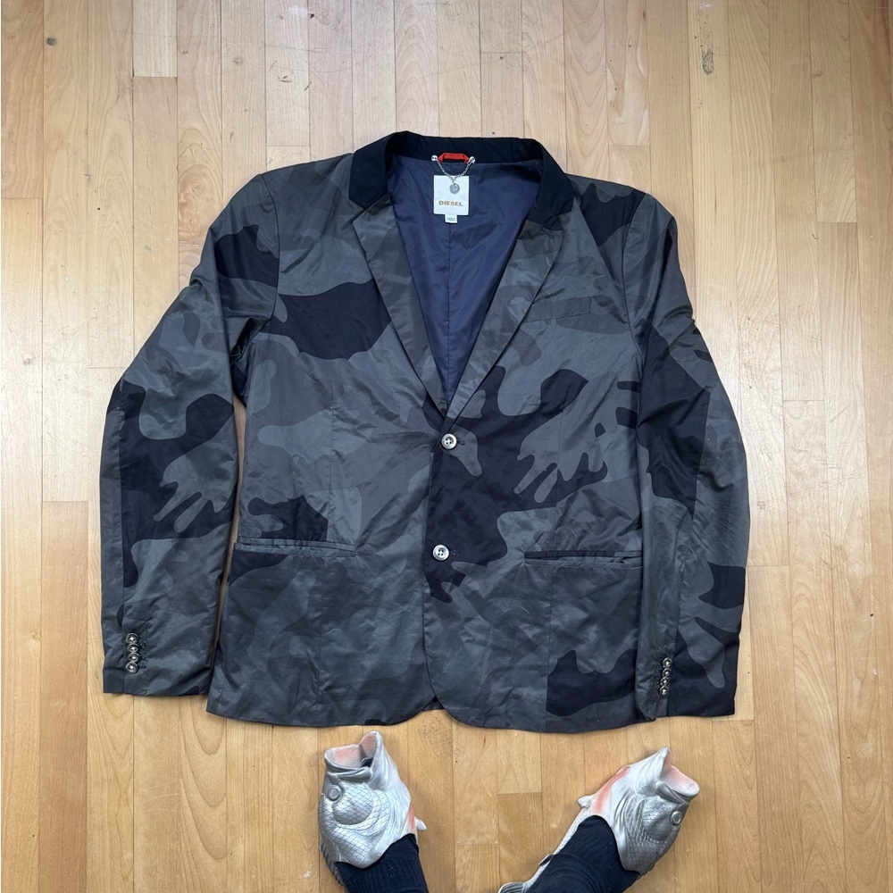 Vintage y2k Diesel Light Blazer 90S Made in China Rare Jacket